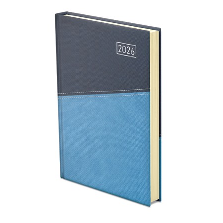 Duplex, A5 napi beosztású határidőnapló, Kék-Világoskék