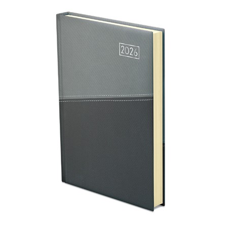 Duplex, A5 napi beosztású határidőnapló, Szürke-Antracit