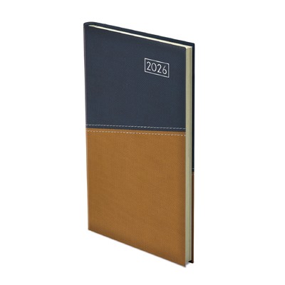 Duplex, álló zsebnaptár, Kék-Mustár