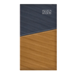 Duplex, álló zsebnaptár, Kék-Mustár