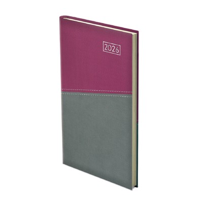 Duplex, álló zsebnaptár, Lila-Szürke