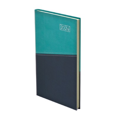 Duplex, álló zsebnaptár, Türkiz-Kék