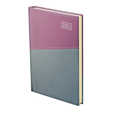 Duplex, B5 heti beosztású határidőnapló, Lila-Szürke