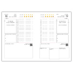 ÉN.2026, A5 napi beosztású spirálos határidőnapló