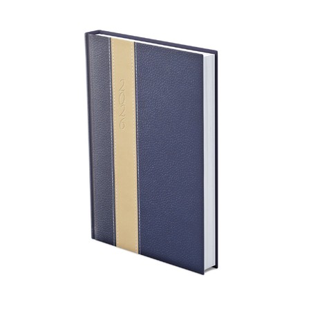 Fashion, A5 napi beosztású határidőnapló, Kék-Bézs-Kék