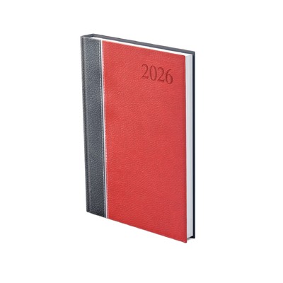 Groovy, A5 heti beosztású határidőnapló, Antracit-Ezüst-Bordó