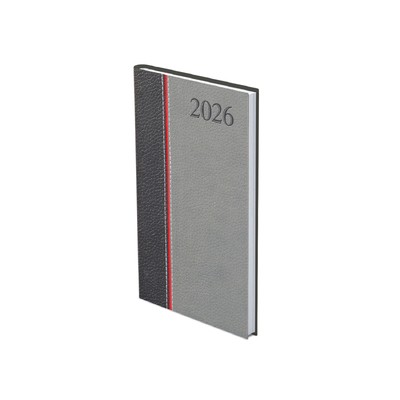 Groovy, álló zsebnaptár, Antracit-Piros-Szürke