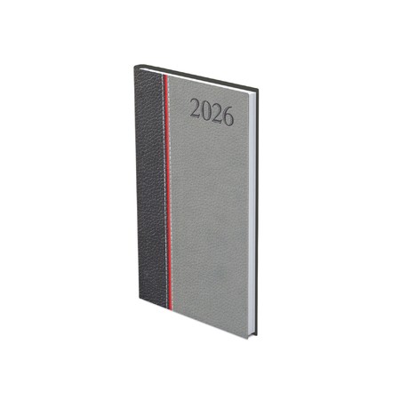 Groovy, álló zsebnaptár, Antracit-Piros-Szürke