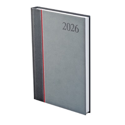 Groovy, B5 heti beosztású határidőnapló, Antracit-Piros-Szürke