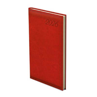 Image, álló zsebnaptár, Piros