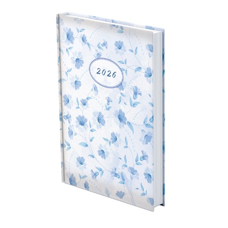 Joy, A5 napi beosztású határidőnapló, Kék Virág