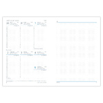 Linea, A5 heti beosztású határidőnapló, Zöld