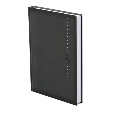 Linea, A5 napi beosztású határidőnapló, Sötétszürke