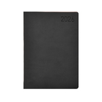 Madeira, A5 napi beosztású határidőnapló, Fekete-Bordó