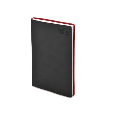 Madeira, B6 heti beosztású határidőnapló, Fekete-Bordó