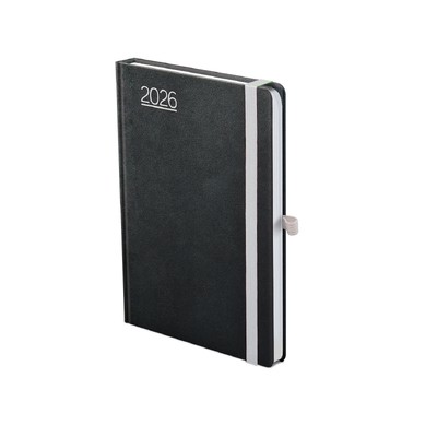 Nero, A5 heti beosztású határidőnapló, Fekete-Szürke