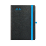 Nero, A5 napi beosztású határidőnapló, Fekete-Kék