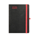 Nero, A5 napi beosztású határidőnapló, Fekete-Piros