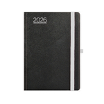 Nero, A5 napi beosztású határidőnapló, Fekete-Szürke