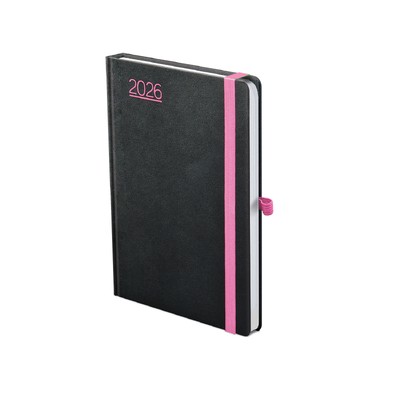 Nero, B6 heti beosztású határidőnapló, Fekete-Pink