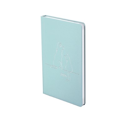 Pastel, B6 heti beosztású határidőnapló, Kék