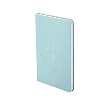 Pastel, B6 heti beosztású határidőnapló, Kék