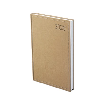 Traditional, A5 heti beosztású határidőnapló, Bézs
