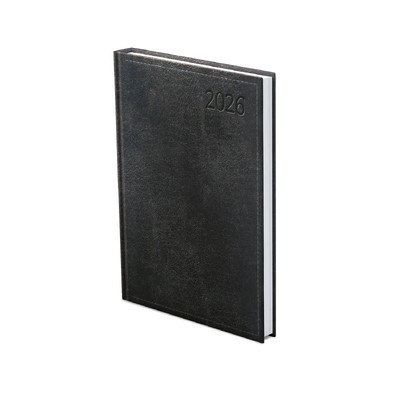 Traditional, A5 heti beosztású határidőnapló, Fekete