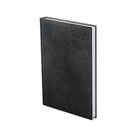 Traditional, A5 heti beosztású határidőnapló, Fekete