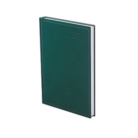 Traditional, A5 heti beosztású határidőnapló, Zöld