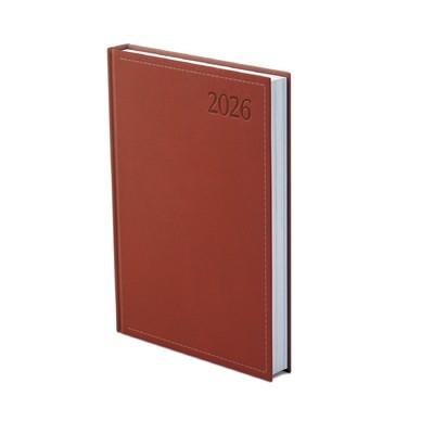 Traditional, A5 napi beosztású határidőnapló, Bordó