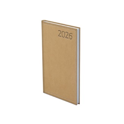 Traditional, álló zsebnaptár, Bézs