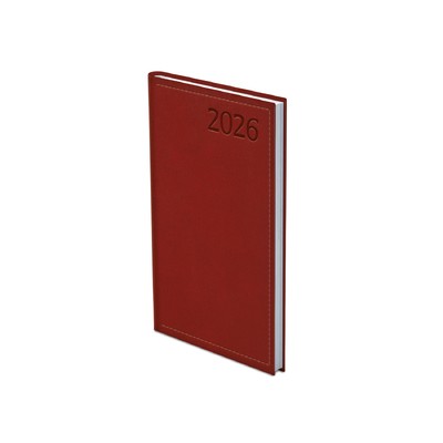 Traditional, álló zsebnaptár, Bordó