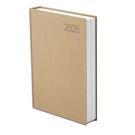 Traditional, B5 napi beosztású határidőnapló, Bézs