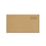 Traditional, fekvő zsebnaptár, Bézs