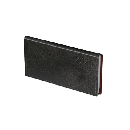 Traditional, fekvő zsebnaptár, Fekete