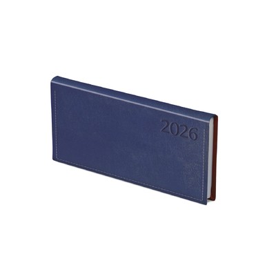 Traditional, fekvő zsebnaptár, Kék