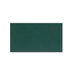 Traditional, fekvő zsebnaptár, Zöld