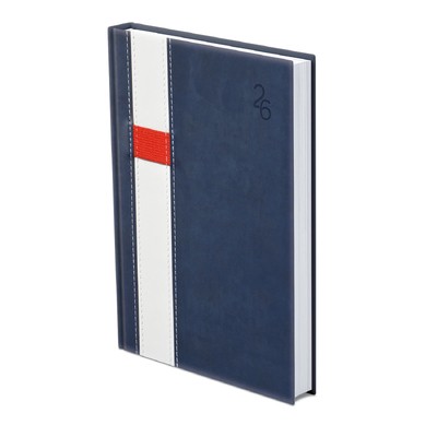 Vario, A5 napi beosztású határidőnapló, Kék-Fehér