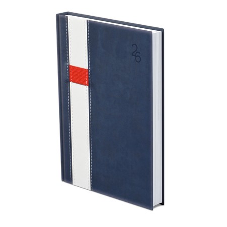 Vario, A5 napi beosztású határidőnapló, Kék-Fehér