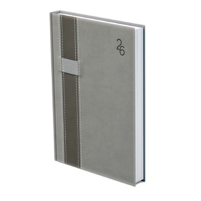 Vario, A5 napi beosztású határidőnapló, Szürke-Sötétszürke