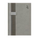 Vario, A5 napi beosztású határidőnapló, Szürke-Sötétszürke
