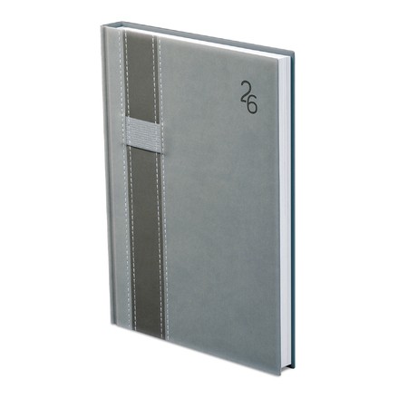 Vario, B5 heti beosztású határidőnapló, Szürke-Sötétszürke