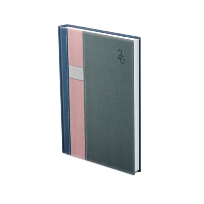 Vario, B6 heti beosztású határidőnapló, Kék-Rózsaszín-Szürke