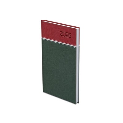 Young, álló zsebnaptár, Bordó-Fehér-Zöld