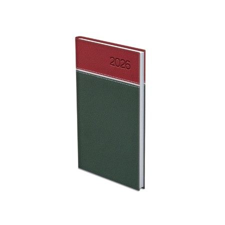 Young, álló zsebnaptár, Bordó-Fehér-Zöld