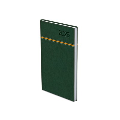 Young, álló zsebnaptár, Zöld-Narancs