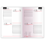 2-Day, B6 kétnapi beosztású határidőnapló + jegyzet, Orchidea