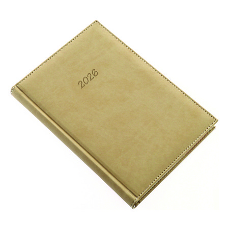 Bolero, A5 napi beosztású határidőnapló, Drapp