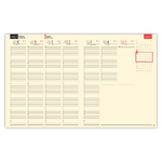 Business, A4 S heti beosztású határidőnapló, Fekete